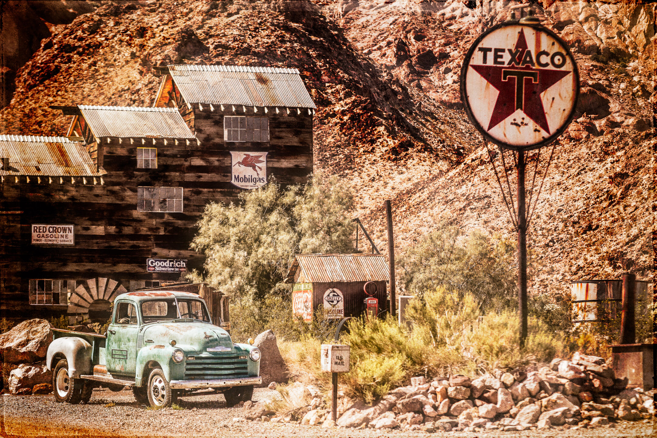 330Collection Techatticup gold mine ghost town antique car junkyard near vegas for Touring